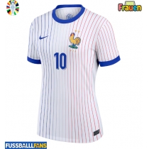 Frankreich Kylian Mbappe #10 Auswärtstrikot Frauen EM 2024 Kurzarm